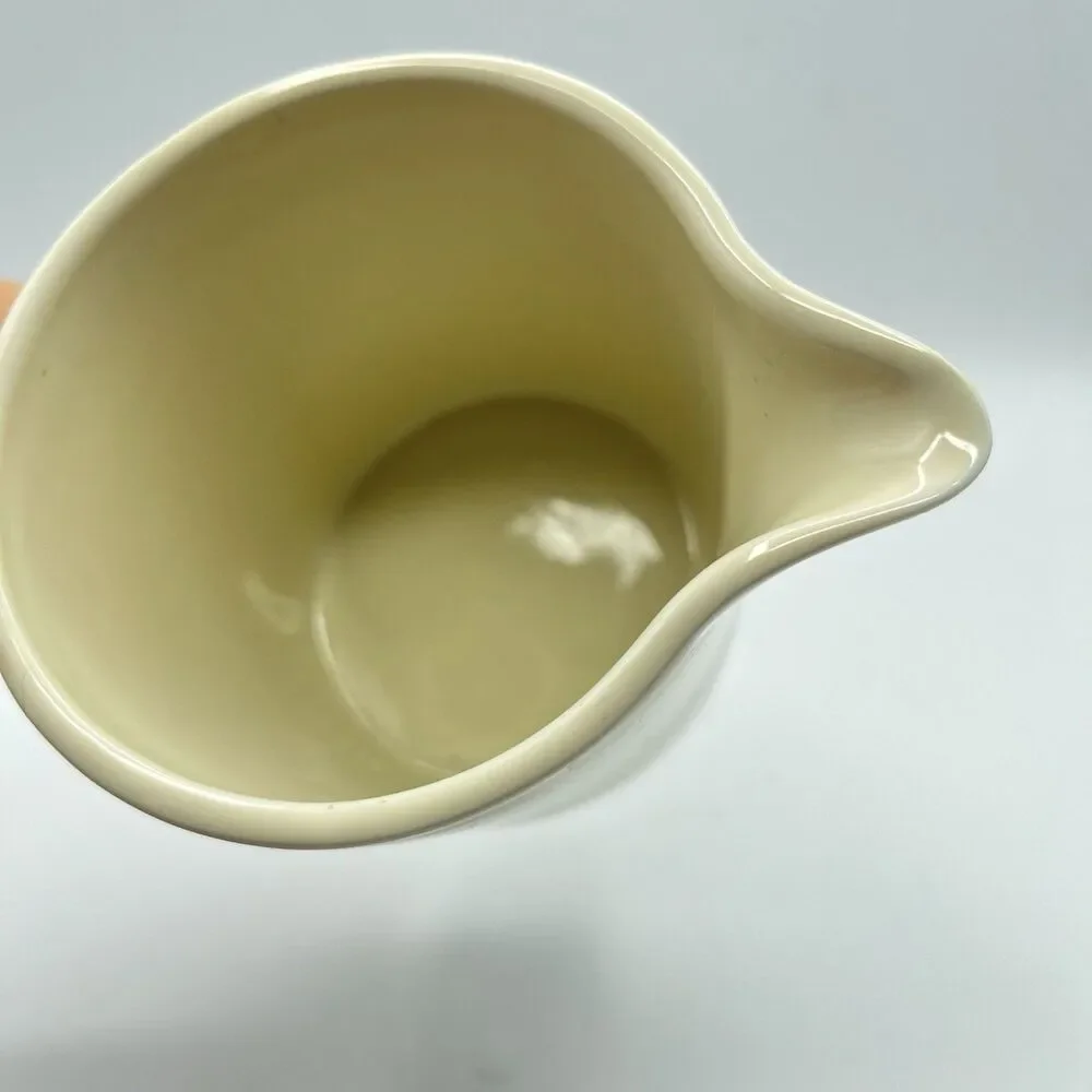 Crate & Barrel Pale Yellow Creamer Designed By Barbara Eigen
